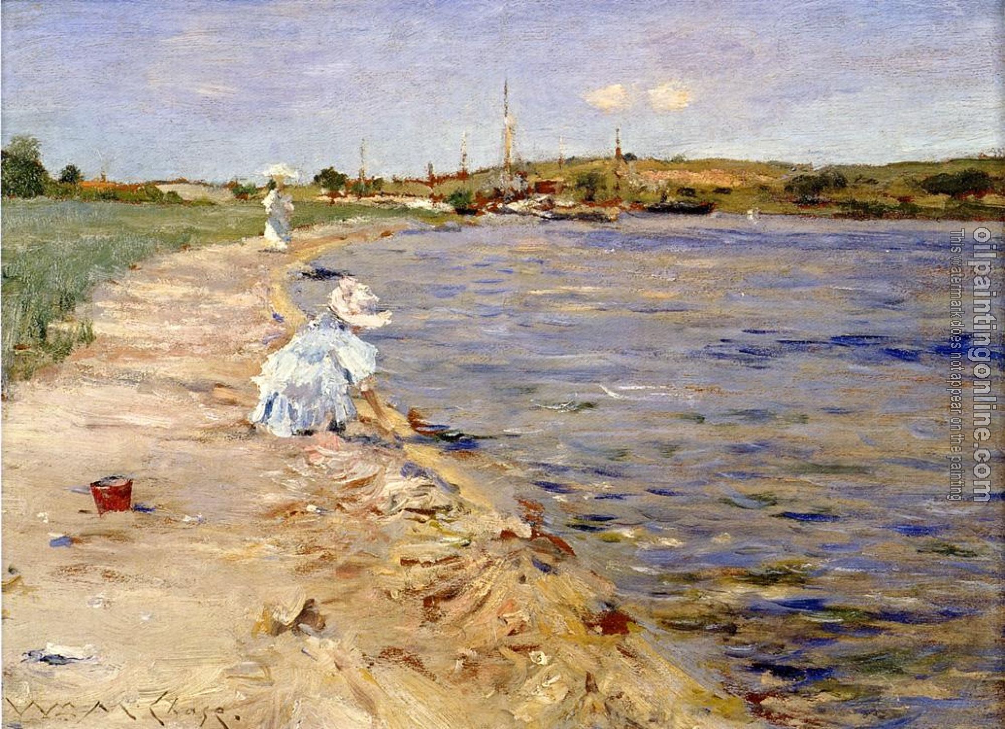 Chase, William Merritt - Beach Scene Morning at Canoe Place